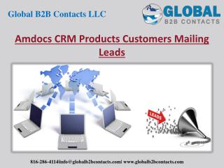 Amdocs CRM product Customers Mailing Leads
