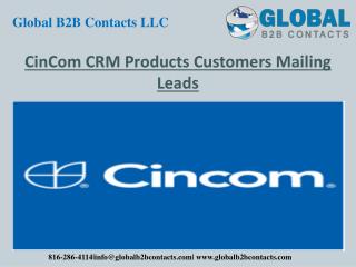 CinCom CRM products customers mailing leadP