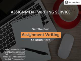 Assignment Writing Service