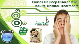 Causes of Sleep Disorders in Adults, Natural Treatments