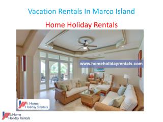 Vacation Rentals In Marco Island