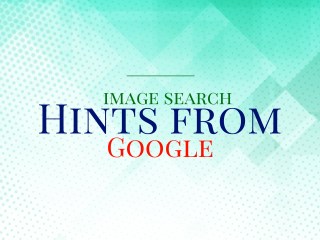 Image Search Hints from Google