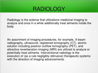 Radiology