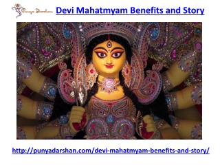 Find the best devi mahatmyam benefits and story