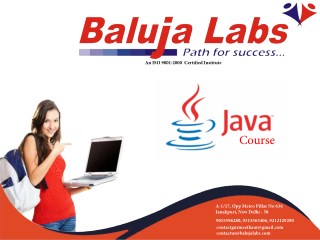 Java training in janak puri , New Delhi