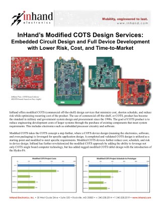 InHandâ€™s Modified COTS Design Services