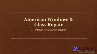 Get Commercial Foggy Glass Repair Service by American Window Glass Repair