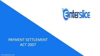 Payment and Settlement Systems Act