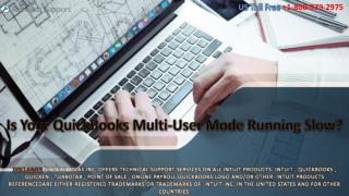 Know Why Quickbooks Runs Slow In Multi-User Mode?