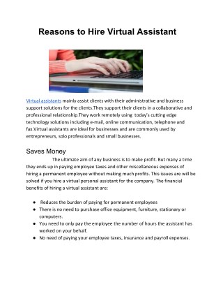 Virtual Executive Assistant