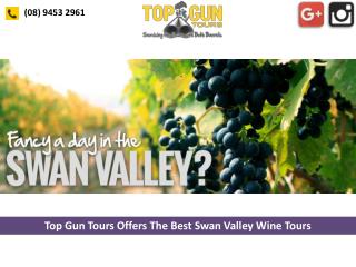 Top Gun Tours Offers The Best Swan Valley Wine Tours