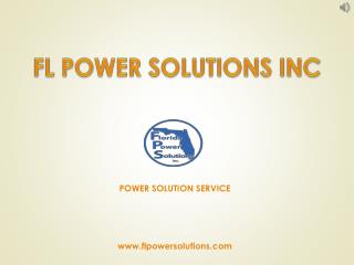 Backup Power Solutions for Home - Florida Power Solution Inc