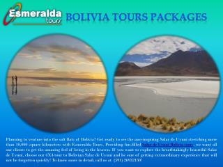 Bolivia Tours Packages