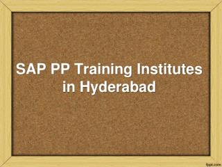 SAP PP Training In Hyderabad, SAP PP Training Institutes in Hyderabad, SAP PP Online Training In Hyderabad â€“ KMRsoft