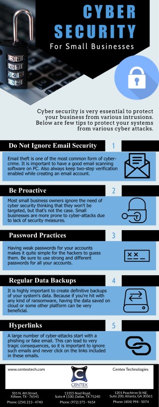 Cyber Security For Small Businesses