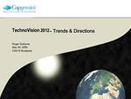 TechnoVision 2012 Trends Directions