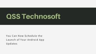 You Can Now Schedule the Launch of Your Android App Updates