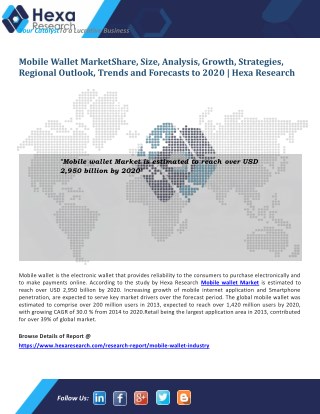 Current Affairs and News About Mobile Wallet Industry