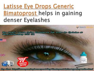 Buy Generic Latisse Eye Drops Online for Eyelashes at GenericEPharmacy in USA UK