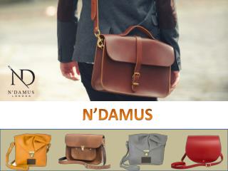 Handmade Luxury Leather Handbags & Accessories Online â€“ N'Damus London