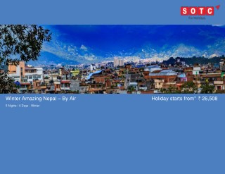 Winter Amazing Nepal â€“ By Air with SOTC Holidays