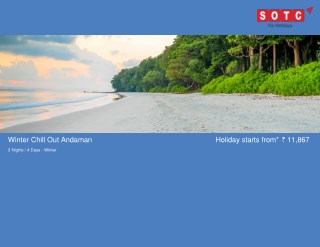 Winter Chill Out Andaman with SOTC Holidays
