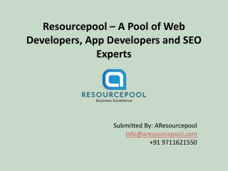 Resourcepool â€“ A Pool of Web Developers, App Developers and SEO Experts