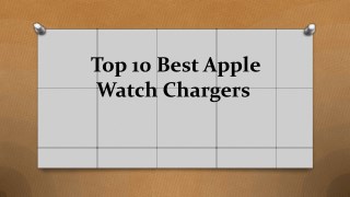 Apple Watch Chargers