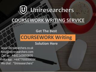 Best Coursework writing services in UK