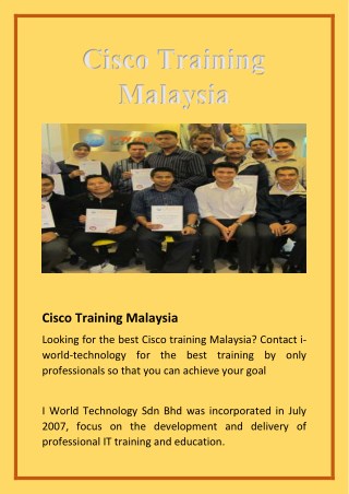 Cisco Training Malaysia