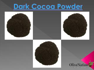 Pure Organic Dark cocoa Powder