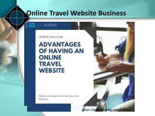 Advantages of Having an Online Travel Website