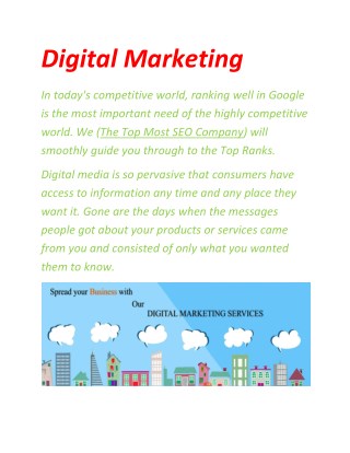 Best Digital Marketing Expert