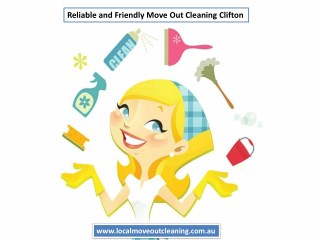 Reliable and Friendly Move Out Cleaning Clifton