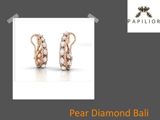 Latest Collections of Pear Jewellery Designs Online in India 2018