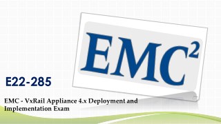 E22-285 Dumps