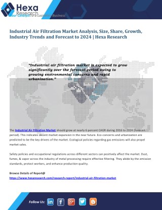 Industrial Air Filtration Research Report