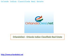 OrlandoDesi â€“ Orlando Indian Classifieds Real Estate