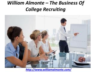 William Almonte â€“ The Business Of College Recruiting