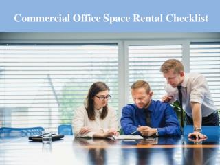 Commercial Office Space Rental Checklist