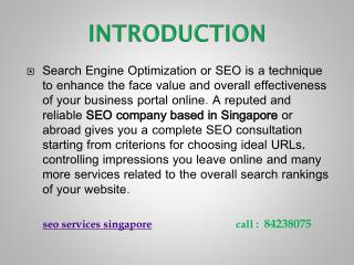 Best SEO Company in Singapore Rankings of Best SEO Services Agency Pricing.