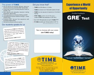 GRE Coaching Institute in Delhi - TIME