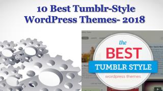 10 Best Tumblr-Style WordPress Themes- 2018