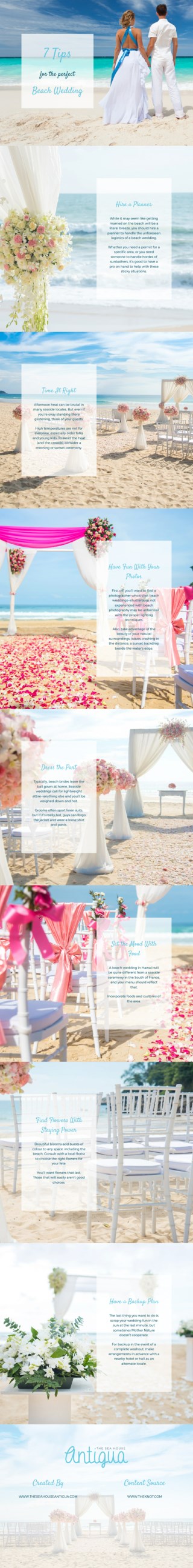 7 Tips for the Perfect Beach Wedding