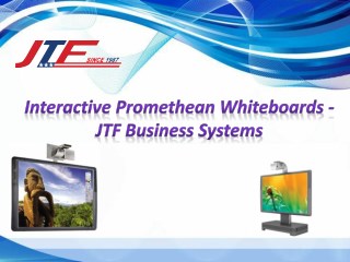 Interactive Promethean Whiteboards - JTF Business Systems