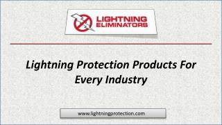 Lightning Protection Products For Every Industry