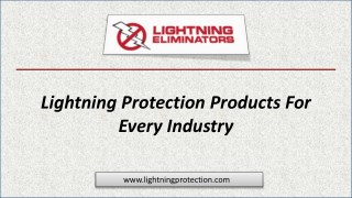 Lightning Protection Products For Every Industry