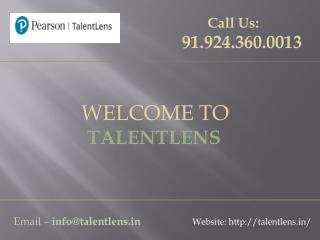 Talent test onlineÂ 
