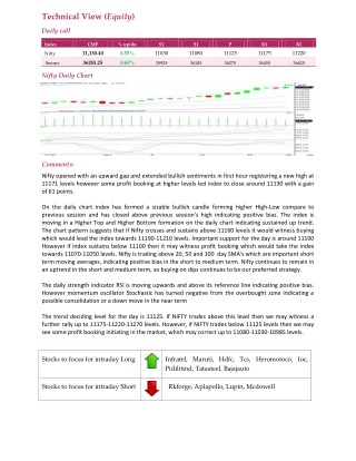 Daily Technical Report:30 January 2018
