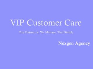 VIP Customer car Services